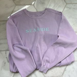 SEASIDE Florida Branded Sweatshirt Lilac